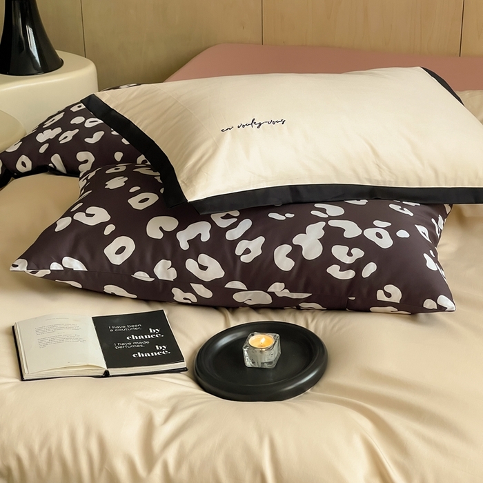 91家纺网 家纺一手货源 找家纺 （总）赫帛 2024新款50s缎纹数码印花长绒棉刺绣四件套-龙须面