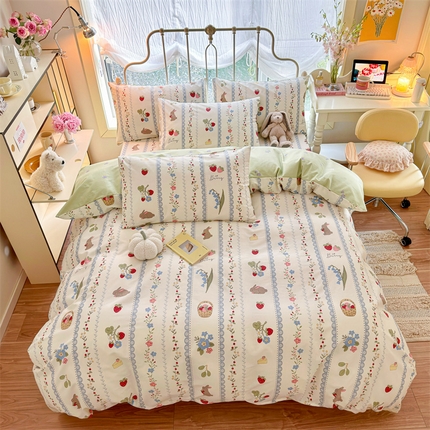 91家纺网 家纺一手货源 找家纺 （总）名兮家居 2024新款卡通风系列全棉四件套