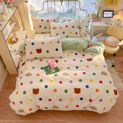 91家纺网 家纺一手货源 找家纺 （总）名兮家居 2024新款卡通风系列全棉四件套