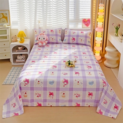 91家纺网 家纺一手货源 找家纺 （总）名兮家居 2024新款三丽鸥系列全棉单床单