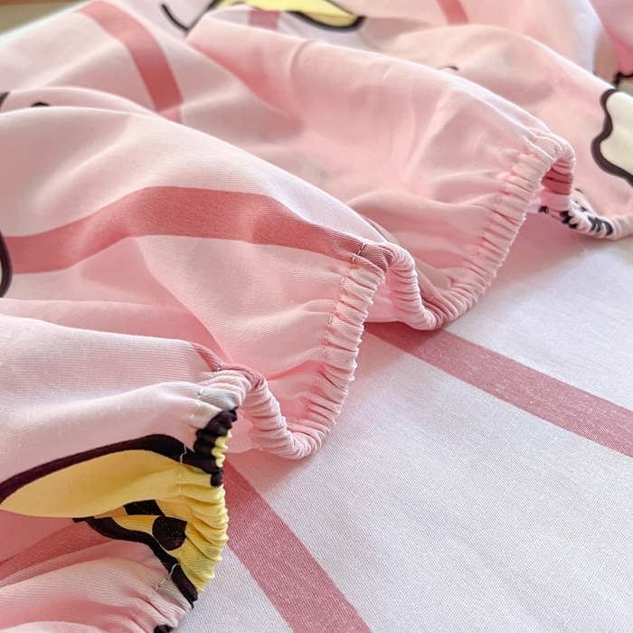 91家纺网 家纺一手货源 找家纺 寻米 2024新款纯棉正宗13070单床笠 蛋糕小狗