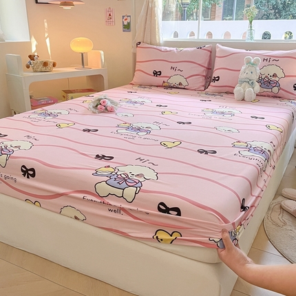 91家纺网 家纺一手货源 找家纺 （总）寻米 2024新款纯棉正宗13070单床笠