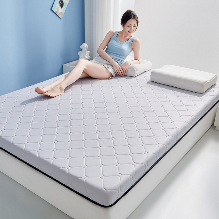 91家纺网 家纺一手货源 找家纺 祁恋婷家居 2024新款牛奶丝大豆乳胶床垫【床垫遮盖物】 元气灰