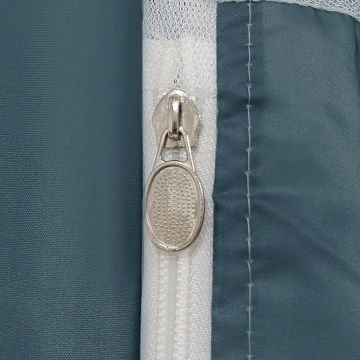 91家纺网 家纺一手货源 找家纺 迪凡保罗蚊帐 2025新款2403小兔子外穿杆防摔坐床蚊帐 小兔深灰