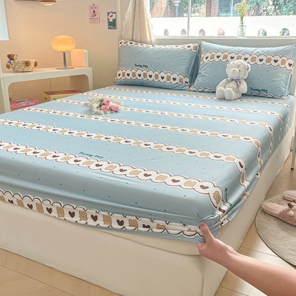 91家纺网 家纺一手货源 找家纺 （总）寻米 2024新款纯棉正宗13070单床笠