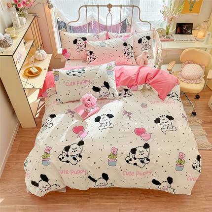 91家纺网 家纺一手货源 找家纺 （总）名兮家居 2024新款卡通风系列全棉四件套