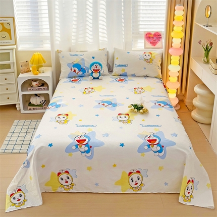 91家纺网 家纺一手货源 找家纺 （总）名兮家居 2024新款全棉叮当猫床单