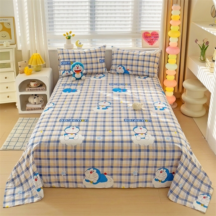 91家纺网 家纺一手货源 找家纺 （总）名兮家居 2024新款全棉叮当猫床单