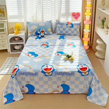 91家纺网 家纺一手货源 找家纺 （总）名兮家居 2024新款全棉叮当猫床单