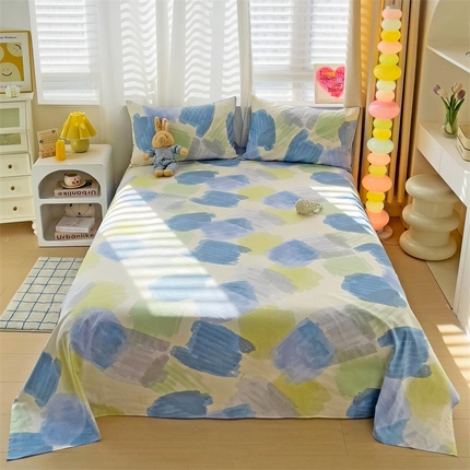 名兮家居 2024新款小清新全棉单品床单 梦的旋律