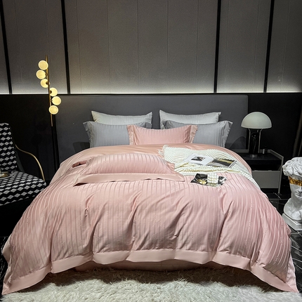 91家纺网 家纺一手货源 找家纺 （总）淼铭家纺 2025新款打空工艺长绒棉提花四件套