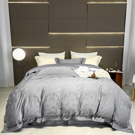 91家纺网 家纺一手货源 找家纺 （总）淼铭家纺 2025新款打空工艺长绒棉提花四件套