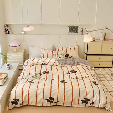 91家纺网 家纺一手货源 找家纺 （总）感遇家纺 2024春夏新品全棉卡通印花四件套-第二批