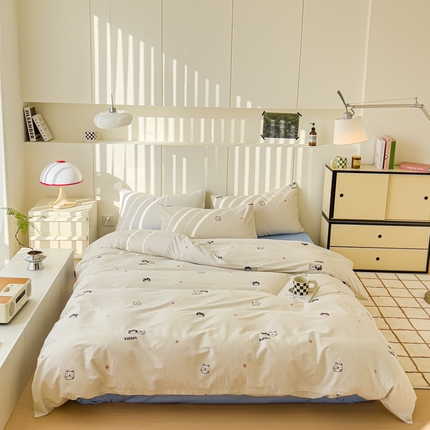 91家纺网 家纺一手货源 找家纺 （总）感遇家纺 2024春夏新品全棉卡通印花四件套-第二批