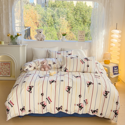 91家纺网 家纺一手货源 找家纺 （总）感遇家纺 2024春夏新品全棉卡通印花四件套-第一批