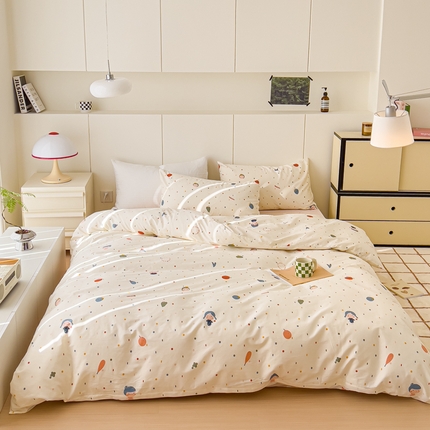 91家纺网 家纺一手货源 找家纺 （总）感遇家纺 2024春夏新品全棉卡通印花四件套-第二批