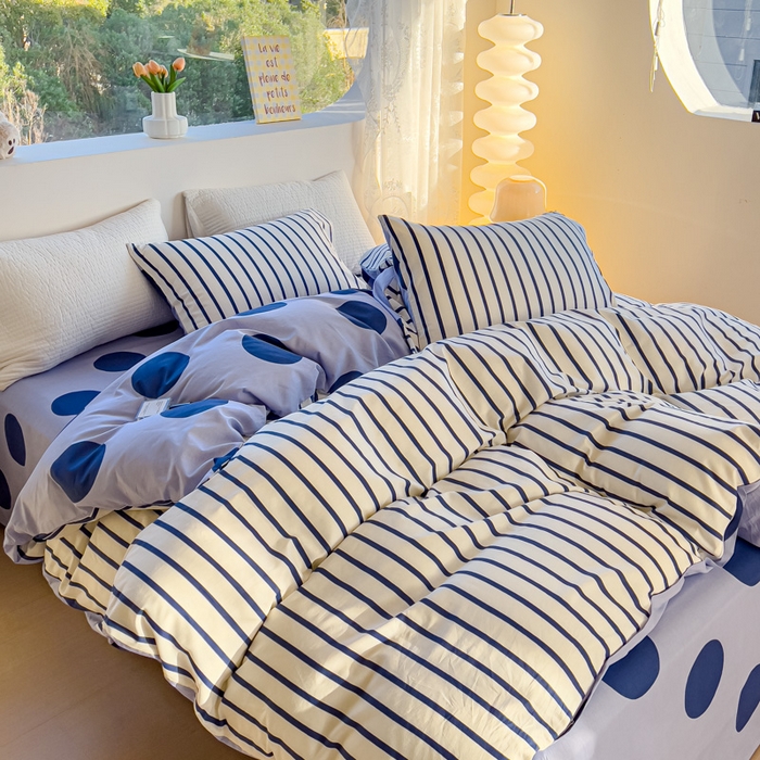 91家纺网 家纺一手货源 找家纺 感遇家纺 2024春夏新品全棉卡通印花四件套-第一批 梦巴黎