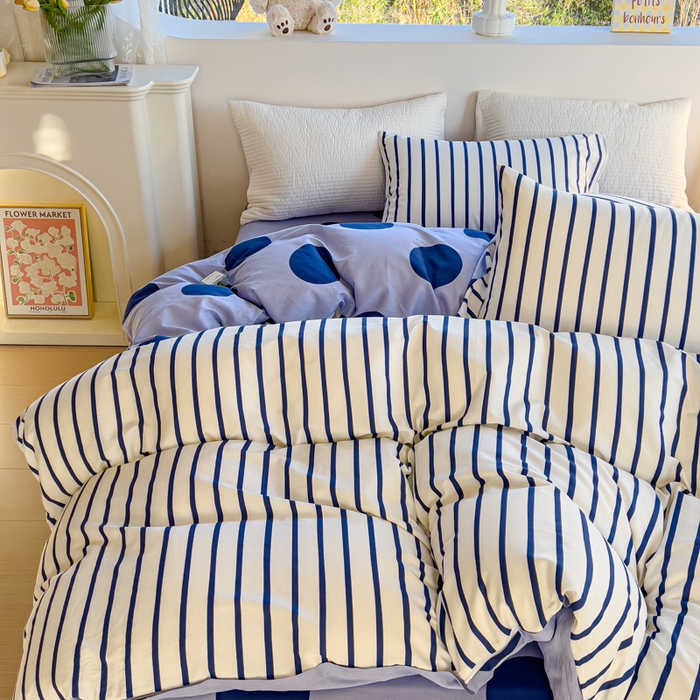 91家纺网 家纺一手货源 找家纺 感遇家纺 2024春夏新品全棉卡通印花四件套-第一批 梦巴黎