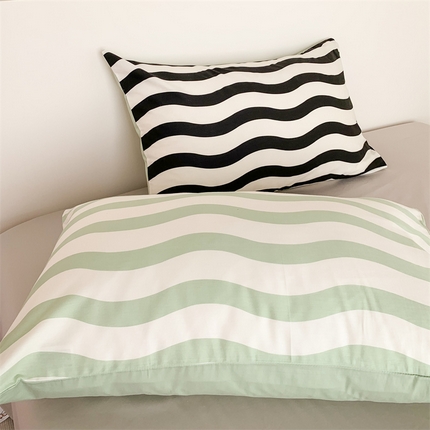 91家纺网 家纺一手货源 找家纺 （总）澳萝拉 2024新款大版拼色枕套