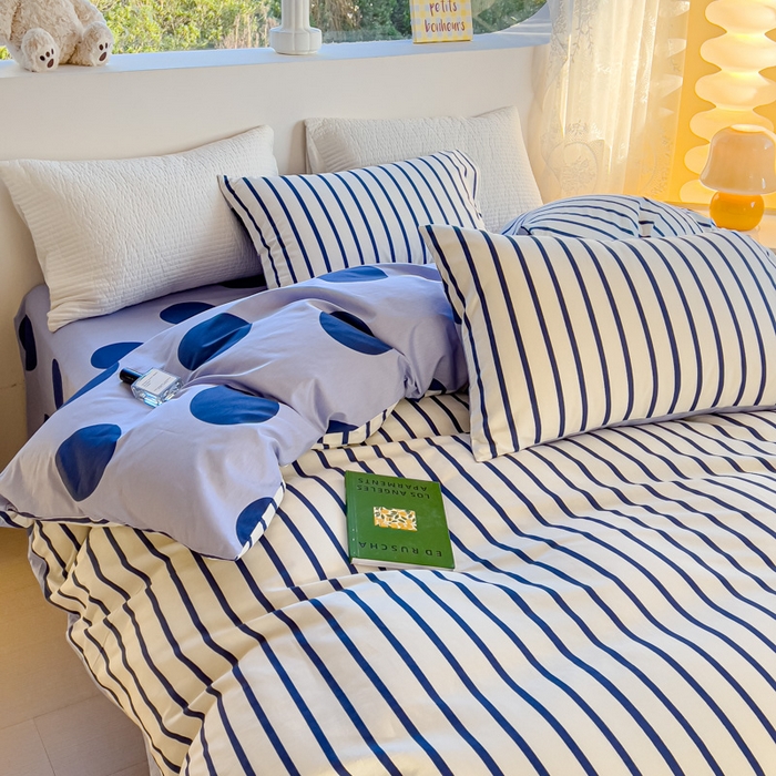 91家纺网 家纺一手货源 找家纺 感遇家纺 2024春夏新品全棉卡通印花四件套-第一批 梦巴黎