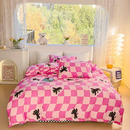 91家纺网 家纺一手货源 找家纺 （总）感遇家纺 2024春夏新品全棉卡通印花四件套-第一批