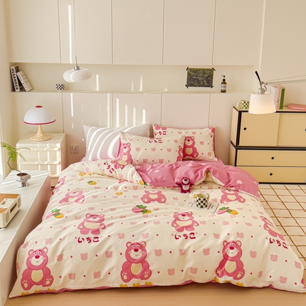 91家纺网 家纺一手货源 找家纺 （总）感遇家纺 2024春夏新品全棉卡通印花四件套-第二批