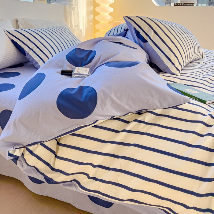 91家纺网 家纺一手货源 找家纺 感遇家纺 2024春夏新品全棉卡通印花四件套-第一批 梦巴黎