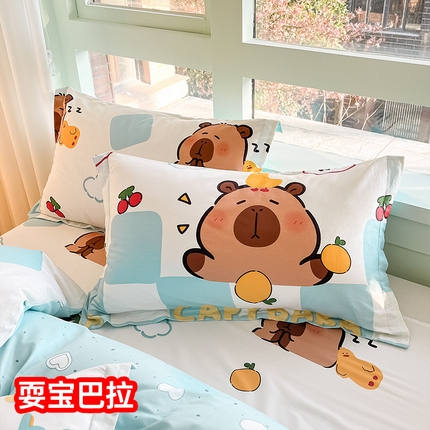 91家纺网 家纺一手货源 找家纺 （总）莱通家纺  2024新款12868印花四件套系列-单枕套