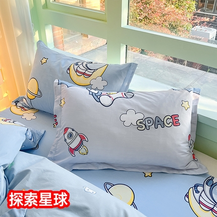 91家纺网 家纺一手货源 找家纺 （总）莱通家纺  2024新款12868印花四件套系列-单枕套