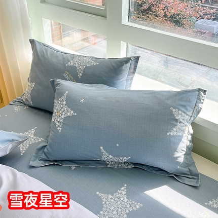 91家纺网 家纺一手货源 找家纺 （总）莱通家纺  2024新款12868印花四件套系列-单枕套