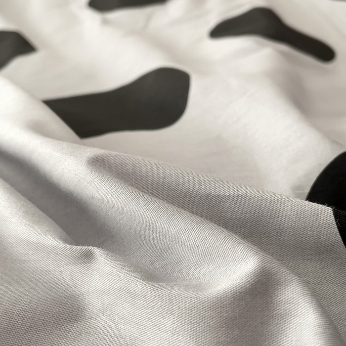 91家纺网 家纺一手货源 找家纺 梦家居 2024新款春季新品北欧简约风四件套 黑灰波点