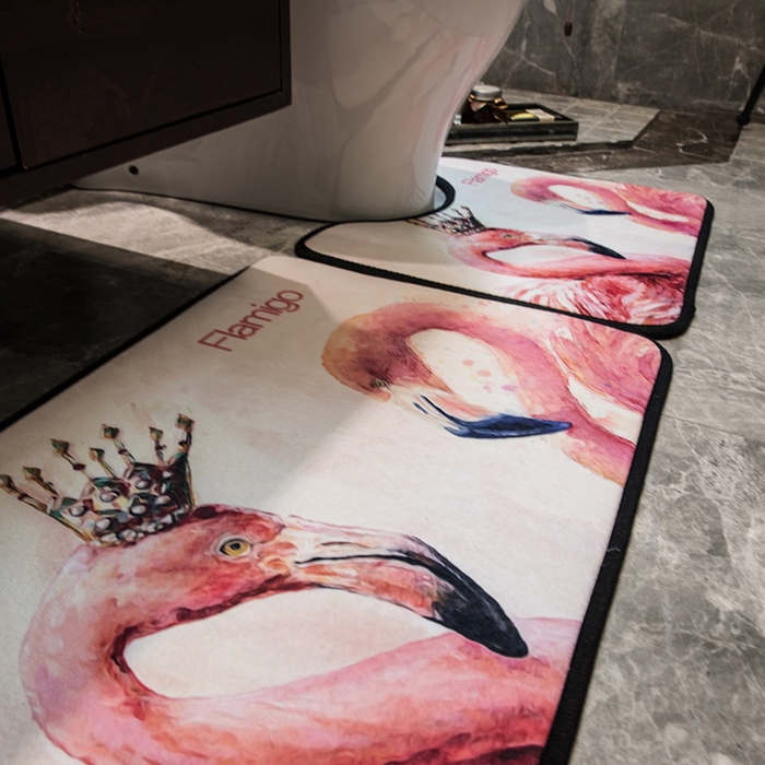 91家纺网 家纺一手货源 找家纺 爵仕家纺 2024新款网销款卫浴三件套地垫马桶盖 亲爱的