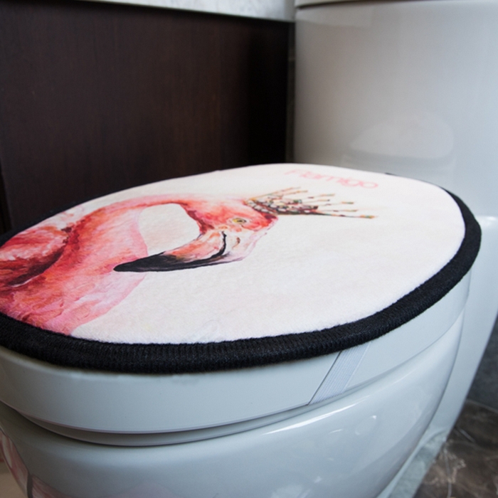 91家纺网 家纺一手货源 找家纺 爵仕家纺 2024新款网销款卫浴三件套地垫马桶盖 亲爱的