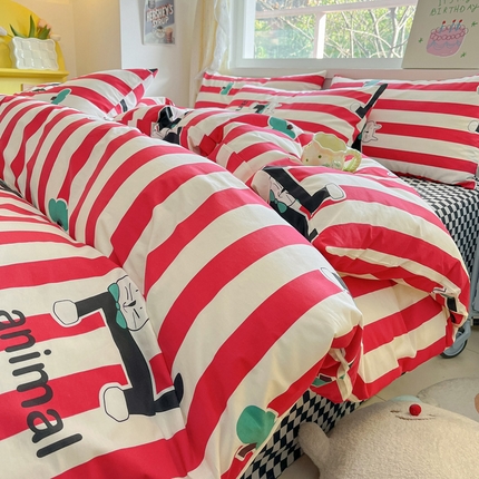 91家纺网 家纺一手货源 找家纺 （总）雅居纺 2024新款高密全棉13070印花四件套