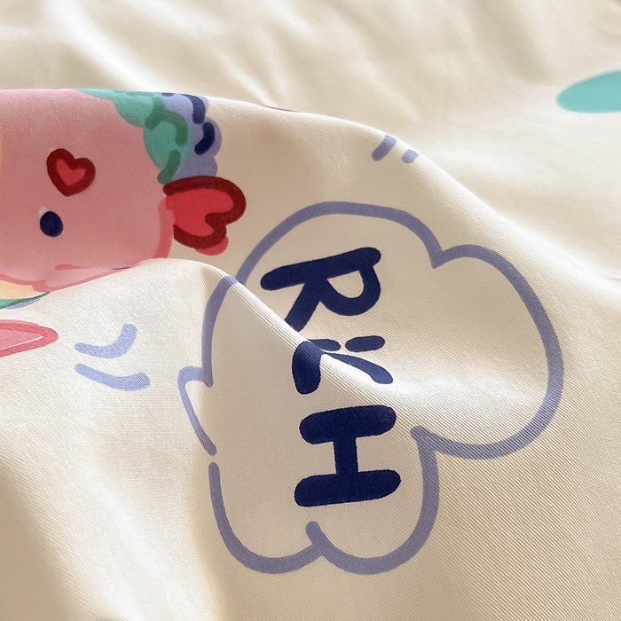 91家纺网 家纺一手货源 找家纺 雅居纺 2024新款高密全棉13070印花四件套 发财暴富