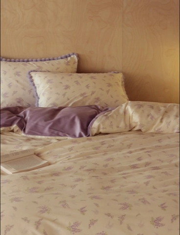 91家纺网 家纺一手货源 找家纺 棉眠 2024新款AB版毛球款棉加绒四件套 紫琅（棉加绒）