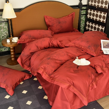 91家纺网 家纺一手货源 找家纺 （总）由丽家纺 2025新款数码印花四件套-妍忻