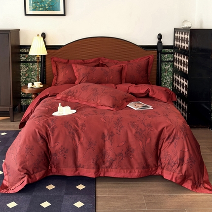 91家纺网 家纺一手货源 找家纺 （总）由丽家纺 2025新款数码印花四件套-婚嫁系列