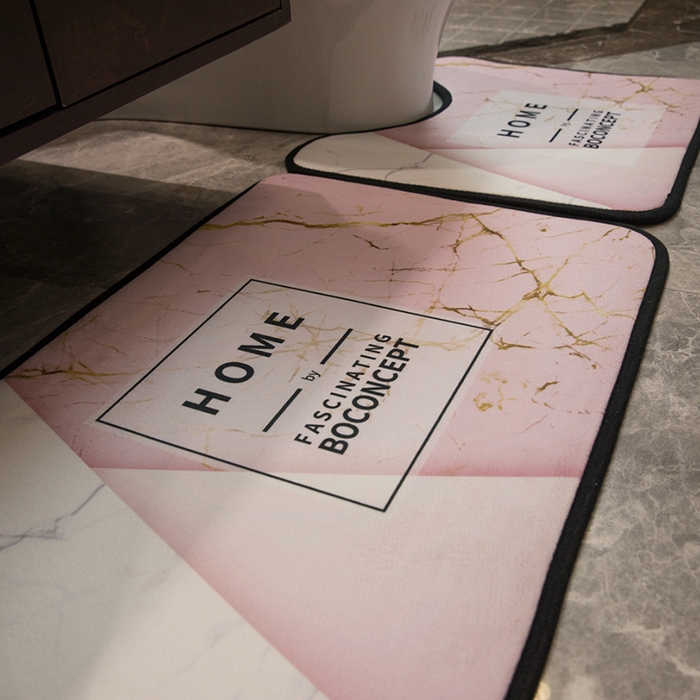 91家纺网 家纺一手货源 找家纺 爵仕家纺 2024新款网销款卫浴三件套地垫马桶盖 HOME