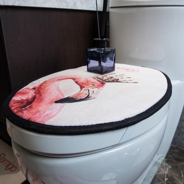 91家纺网 家纺一手货源 找家纺 爵仕家纺 2024新款网销款卫浴三件套地垫马桶盖 亲爱的