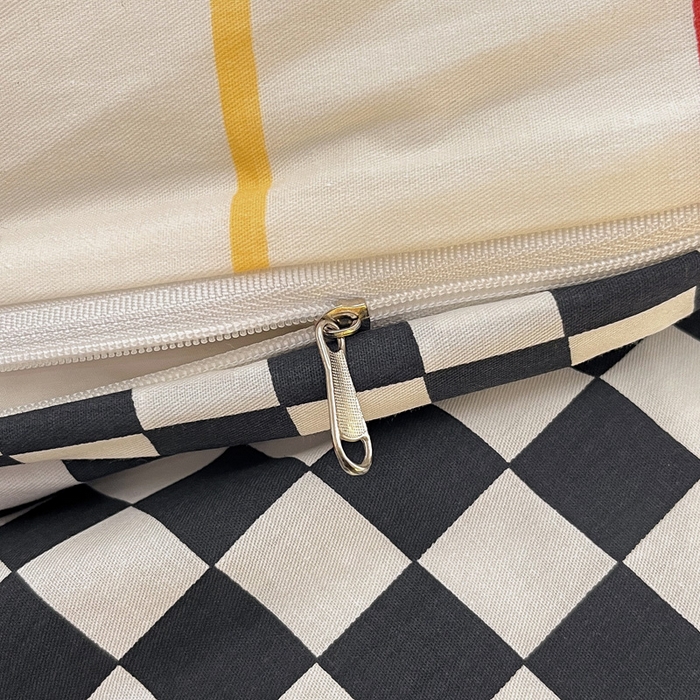 91家纺网 家纺一手货源 找家纺 雅居纺 2024新款高密全棉13070印花四件套 绅士狗