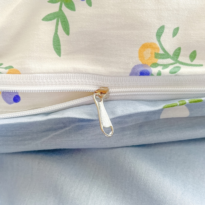 91家纺网 家纺一手货源 找家纺 雅居纺 2024新款高密全棉13070印花四件套 兰花熊