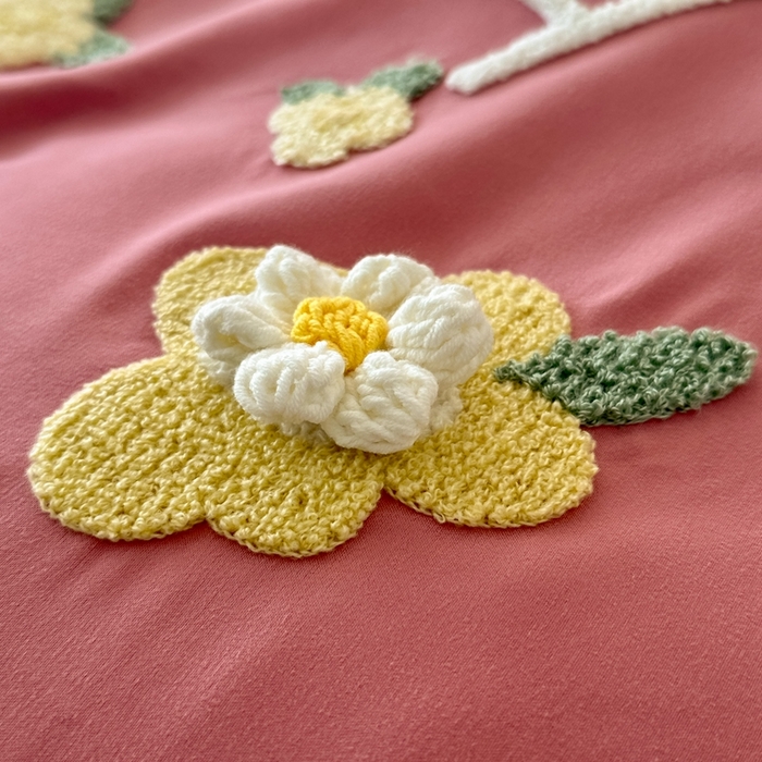 91家纺网 家纺一手货源 找家纺 金米诺 2024新款水洗磨毛花边四件套夏被四件套-蜜恋 蜜恋-豆沙