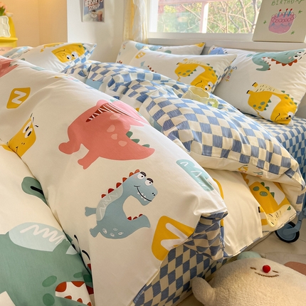 91家纺网 家纺一手货源 找家纺 （总）雅居纺 2024新款高密全棉13070印花四件套