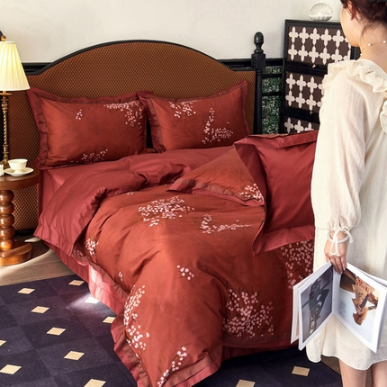 91家纺网 家纺一手货源 找家纺 （总）由丽家纺 2025新款数码印花四件套-婚嫁系列