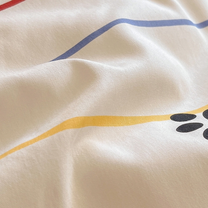 91家纺网 家纺一手货源 找家纺 雅居纺 2024新款高密全棉13070印花四件套 绅士狗