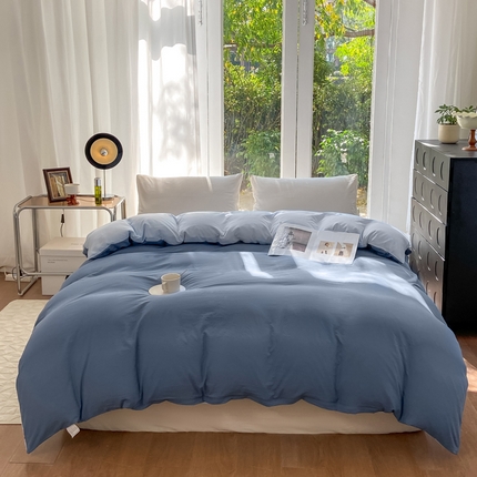 91家纺网 家纺一手货源 找家纺 （总）芷凡家纺 2024新款水洗磨毛单件被套