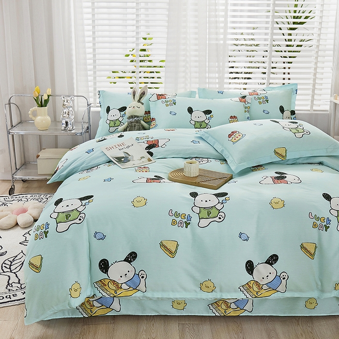 91家纺网 家纺一手货源 找家纺 名优家纺 2024新款13070套件系列-单被套 萌宠时代