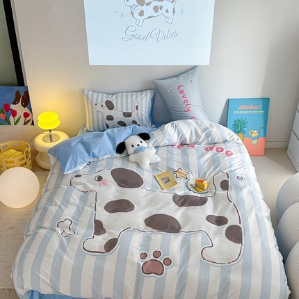 91家纺网 家纺一手货源 找家纺 （总）美乐迪家纺 2024新款大版全棉四件套