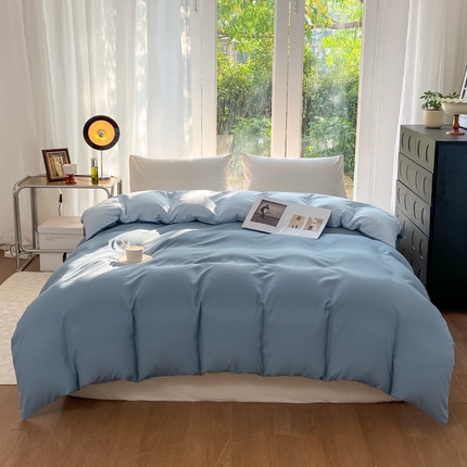 91家纺网 家纺一手货源 找家纺 （总）芷凡家纺 2024新款水洗磨毛单件被套